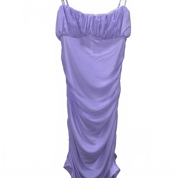 NWT Princess Polly ‘Penney’ Lavender Purple Bodycon Short Mini Dress- Size 8 - Picture 3 of 5